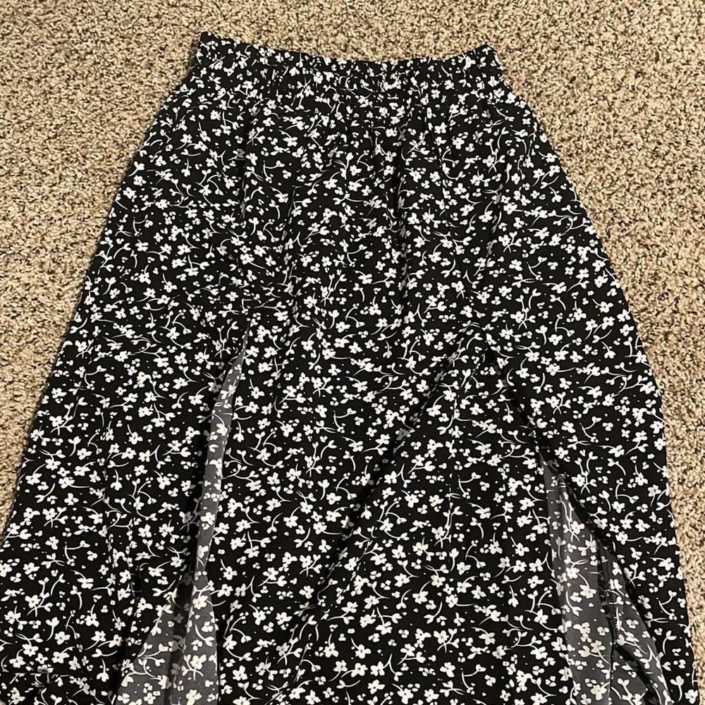 COPY - floral maxi skirt